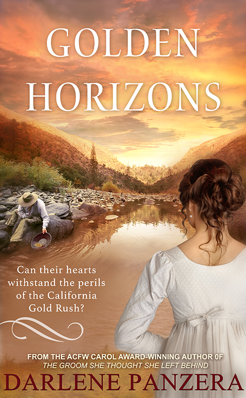 Immerse yourself in Golden Horizons: A California Gold Rush Christian Historical Romance by Darlene Panzera. Set during the California Gold Rush of 1850, this captivating novella tells the story of Maggie McDermott, a determined woman who opens her own seamstress shop in the face of loss, and Benjamin Freethy, a hardworking miner with a heart of gold. Filled with romance, faith, and a daring rescue, this historical romance is perfect for readers who love heartwarming Christian stories and the adventure of the Gold Rush era.
